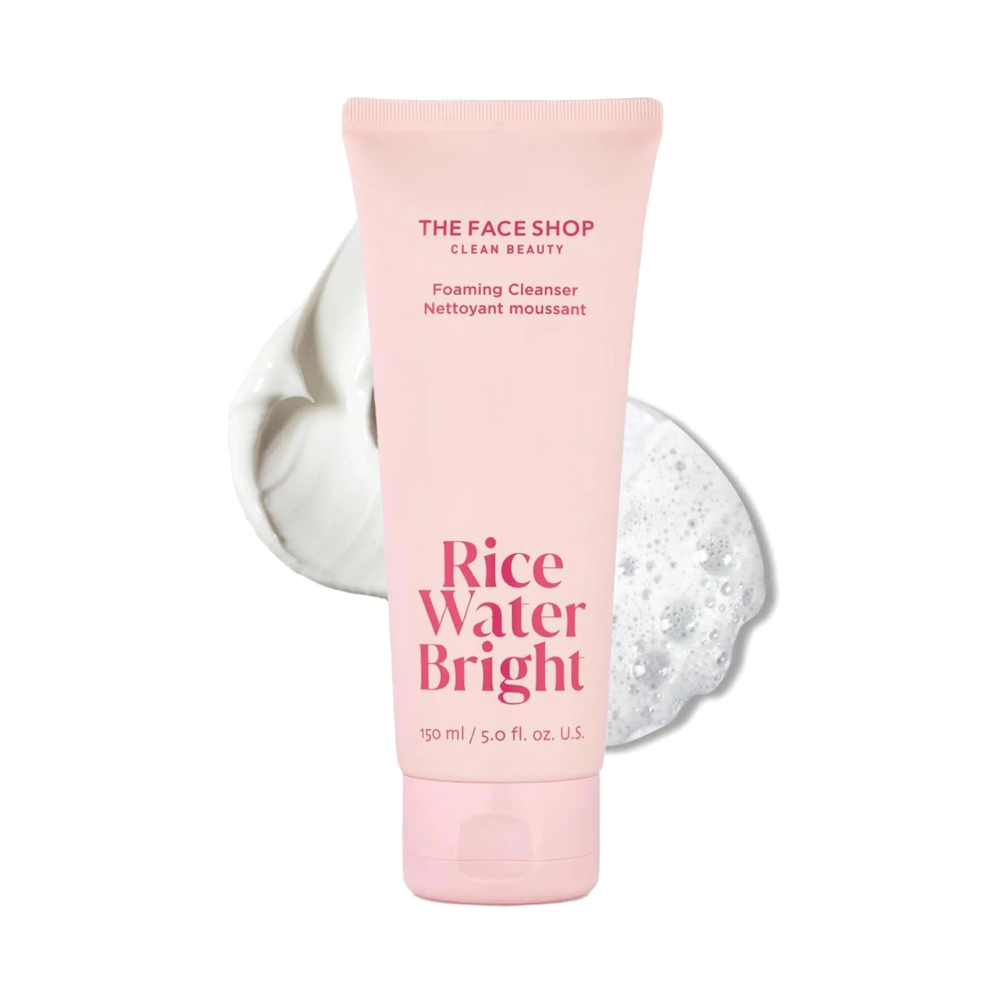 The Face Shop – Rice Water Bright Foaming Cleanser (150ml)